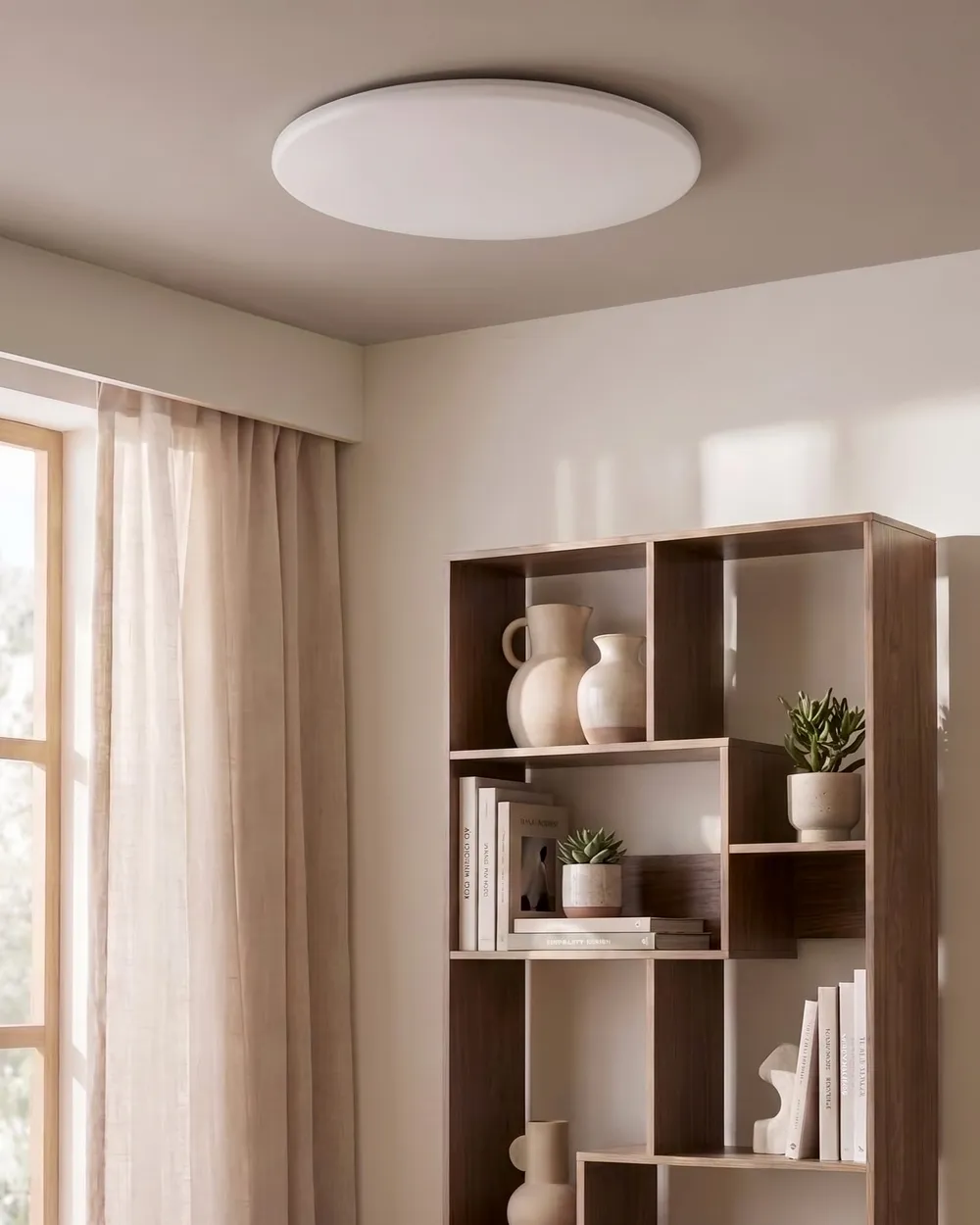 LED Ceiling Lamp VEYA with Remote with Dimmer White_1116454