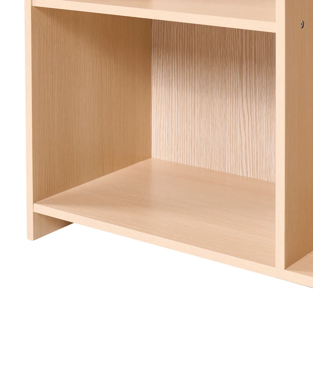 3 Tier Shelving Unit LACKEY 105 cm Light Brown_1088094