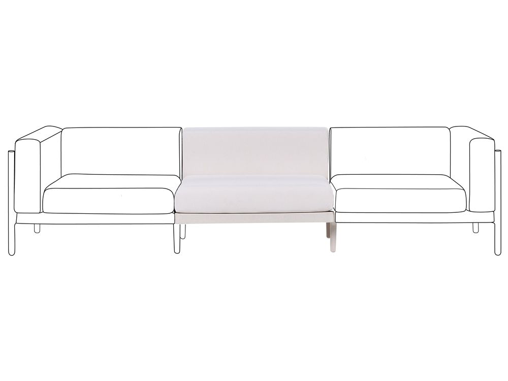 Garden Sofa Extension Module FERRETTI Light Beige