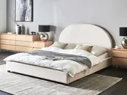 Wasserbett Stoff VAUCLUSE 160 x 200 cm Cremeweiß_976280