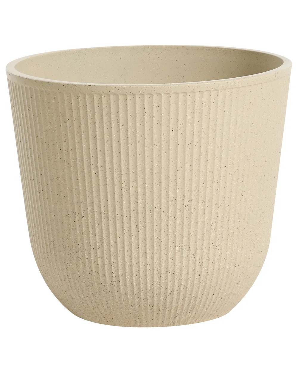 Set mit 2 Blumentöpfen DRABA 44 cm Beige_1095499