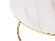 Couchtisch CORAL Marmor Optik / Gold_733222