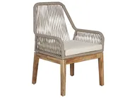 Gartenmöbel Set 6-Sitzer OLBIA inkl. Kissen Beige_816536