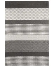 Teppich AKKAYA Grau 140 x 200 cm Wolle_751796