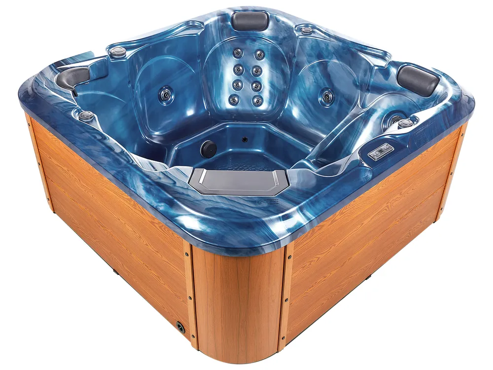 Outdoor Hot Tub with LED TULAROSA Blue_898266