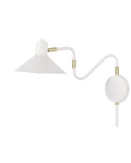 Wandlampe BALIEM verstellbar Metall Weiß_883170