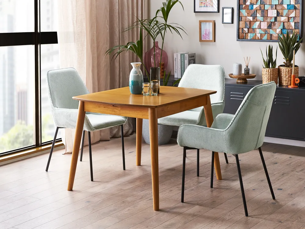 Ausziehbarer Esstisch TOMS Hellbraun 100/130 cm 80 cm_826945
