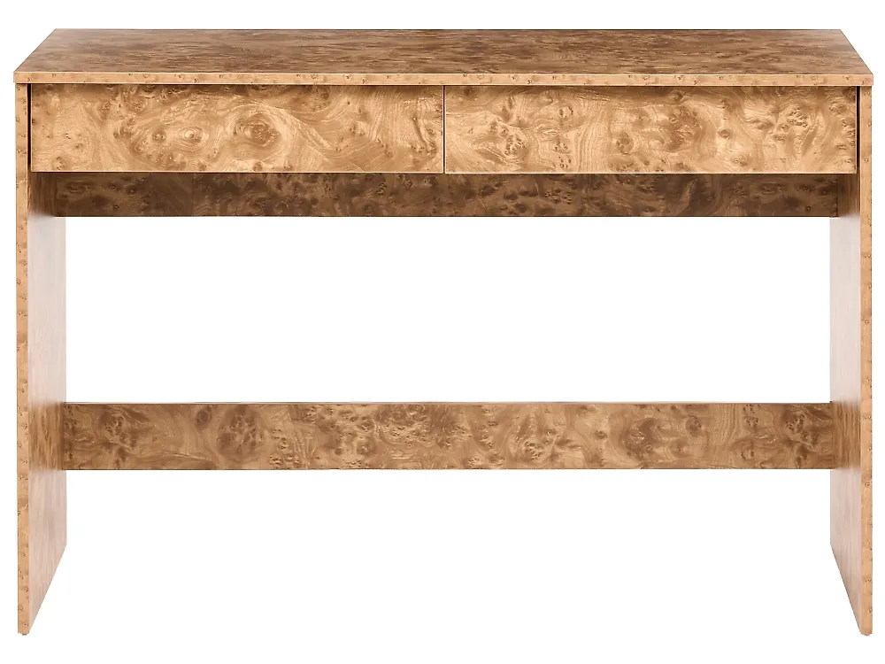 Home Office Desk RONDANE 110 cm 50 cm Burl Effect_1176676