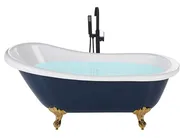 Freistehende Badewanne CAYMAN 153 x 77 cm Blau_820796