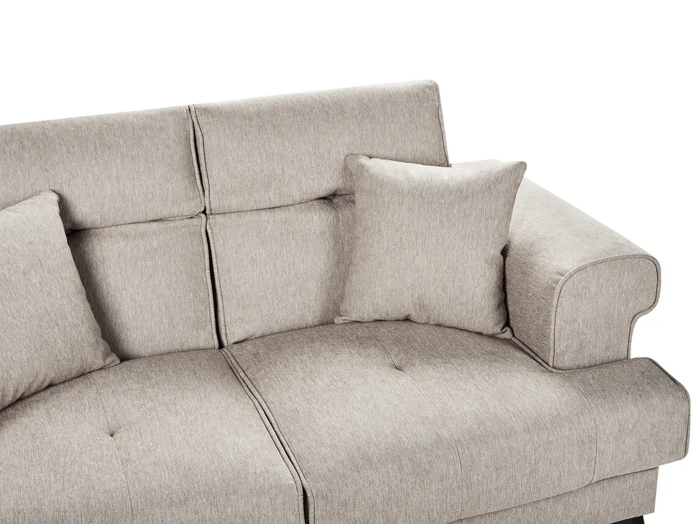 Sofa 2 Seater SKIVE Fabric Taupe_946180
