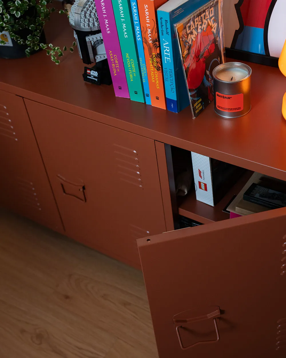 Büroschrank CARDIFF Metall Goldbraun_1184687