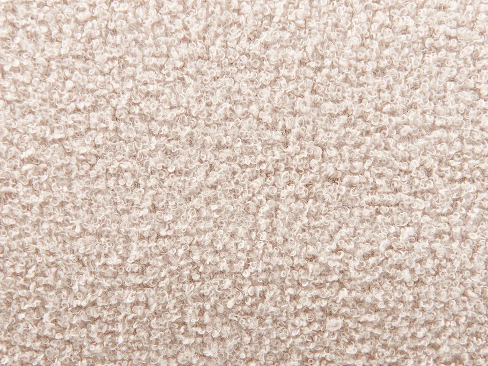 Bett mit Stauraum BLAGNAC Bouclé Hellbeige 140 x 200 cm_1009301