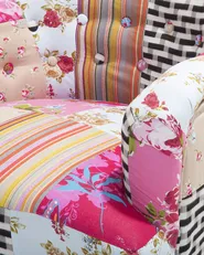 Sessel MANDAL Stoff Rosa_245871