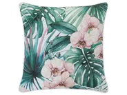 Set van 3 tuinkussens CATAPLA bladpatroon 45 x 45 cm Groen_1124779