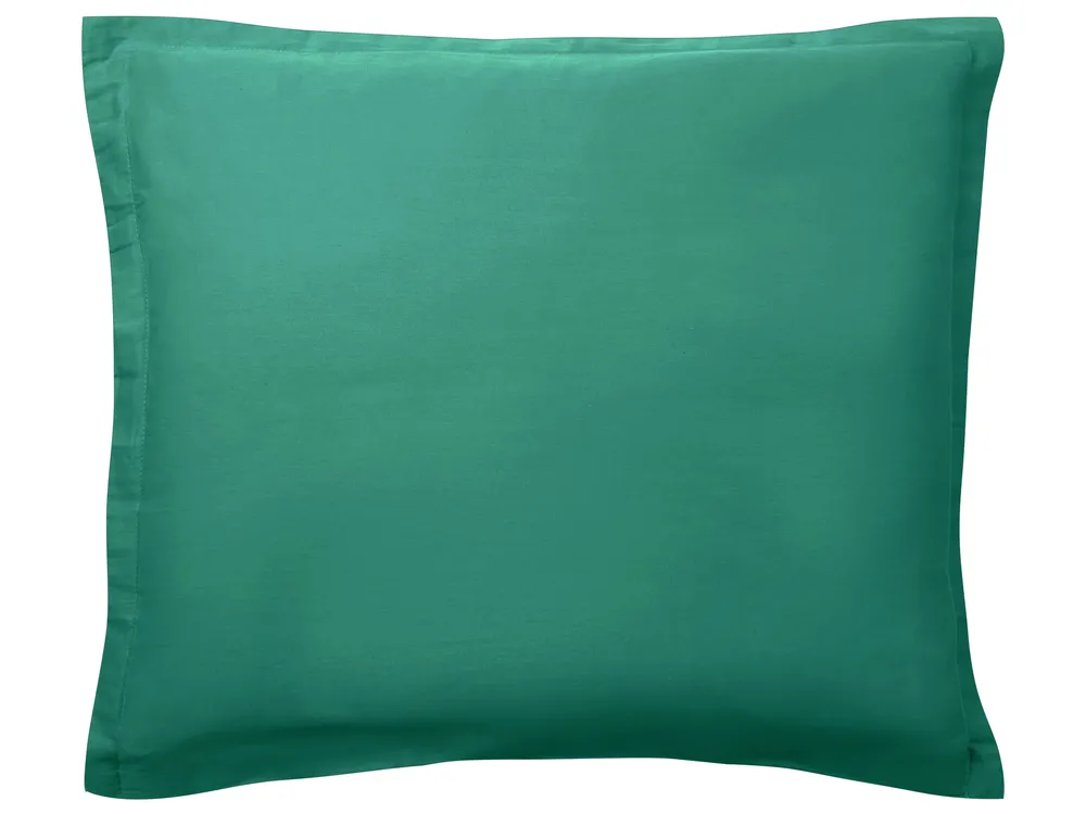 Bettwäsche-Set PARKROSE 150 x 200 cm Baumwollsatin Grün_1060022