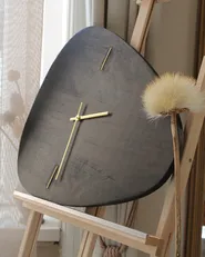 Wall Clock LOKTAK 56 cm Dark Brown_973069