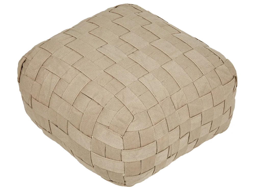 Pouf BODLA Kunststoff Beige_942455