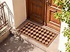 Fußmatte CARDONA Beige / Braun 55 x 120 cm Kokosfasern