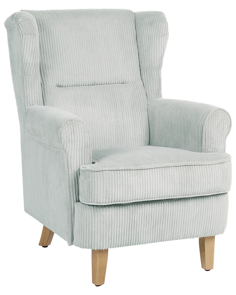 Wingback Chair ABSON Corduroy Light Blue_1186184