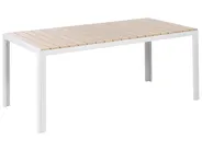 Gartentisch für 8 Personen COMO 184 cm 90 cm Beige_1047240