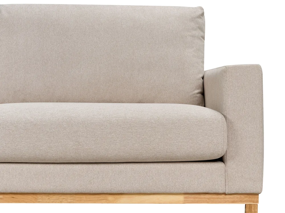 Ecksofa 4-Sitzer SIGGARD Stoff Hellbeige rechtsseitig_944909