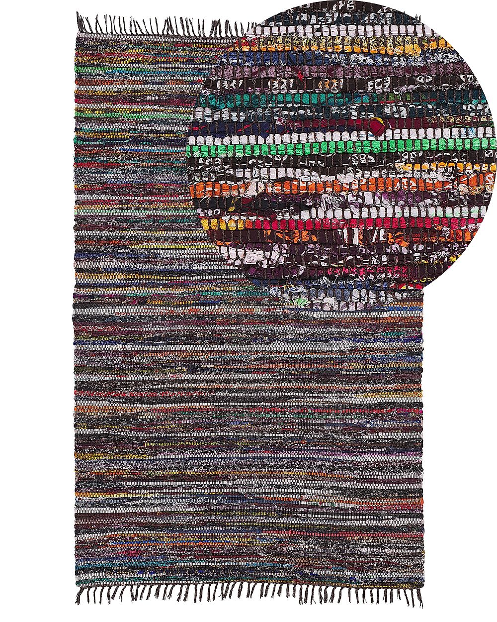 Teppich DANCA Schwarz 140 x 200 cm
