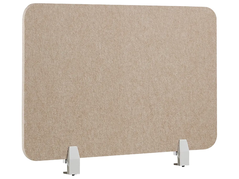 Schreibtischtrennwand SPLIT 80 x 50 cm Beige_894568