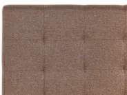 Bett mit Lattenrost Stoff LA ROCHELLE 180 x 200 cm Braun_833081
