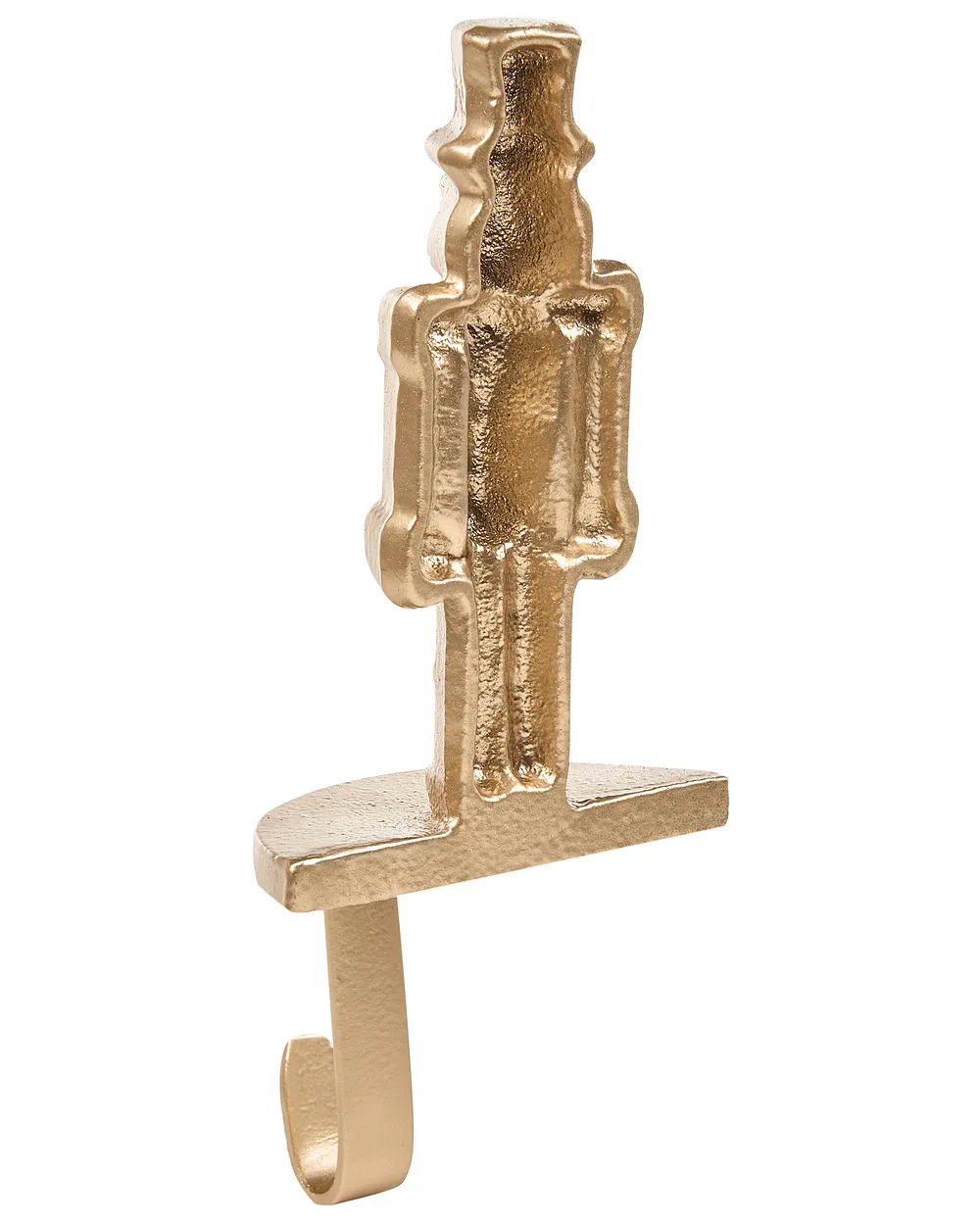 Set of 3 Christmas Stocking Holders KAJAANI 22 cm Nutcracker Gold_1010920