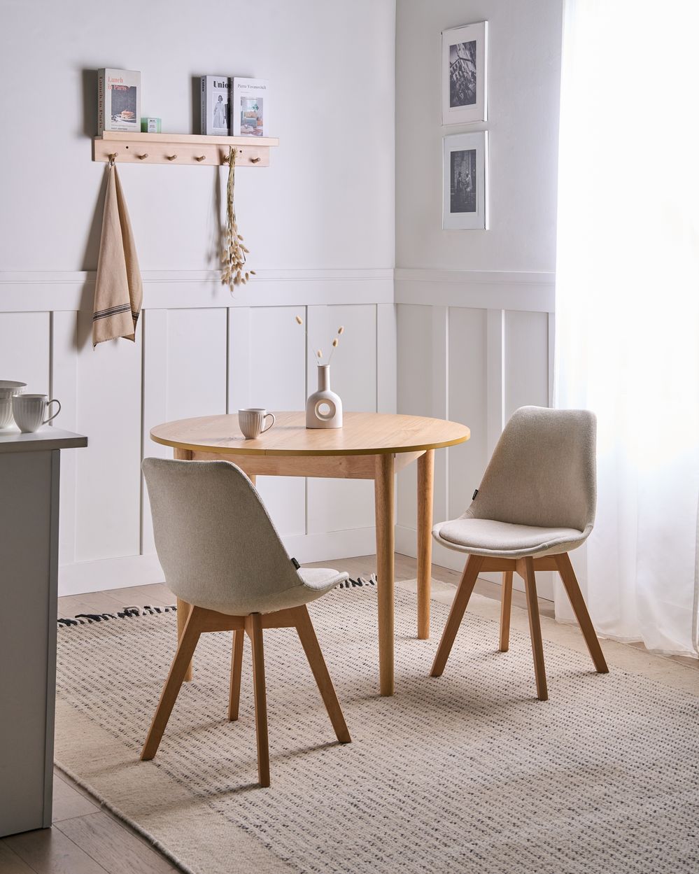 Set van 2 eetkamerstoelen DAKOTA II Gebroken wit