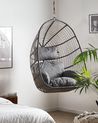 Hängesessel CASOLI Polyrattan Grau