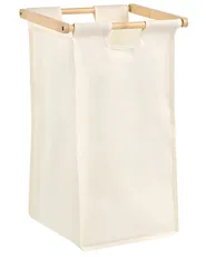 Laundry Basket TOROTAL Bamboo Light Brown/ Beige 40 L_1136703