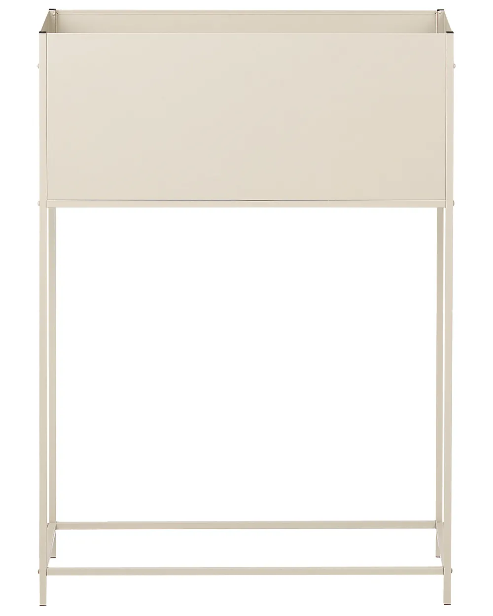 Blumentopf mit Beinen TAPIEN 70 cm Metall Beige