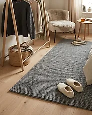 Rug KORDEA Grey 160 x 230 cm Wool_1171458