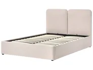 Ottoman Bed ARBOIS Fabric Beige 160 x 200 cm (EU King Size)_1023164