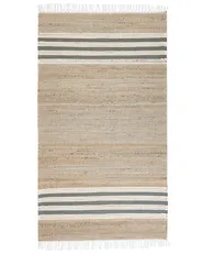 Teppich MIRZA Grau 80 x 150 cm Jute_847313