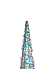 Weihnachtsdekoration 3er Set LED SONDER 40/60/80 cm Weihnachtsbaum Weiß_1025255