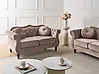 Sofa 2-Sitzer SKIEN Samtstoff Taupe