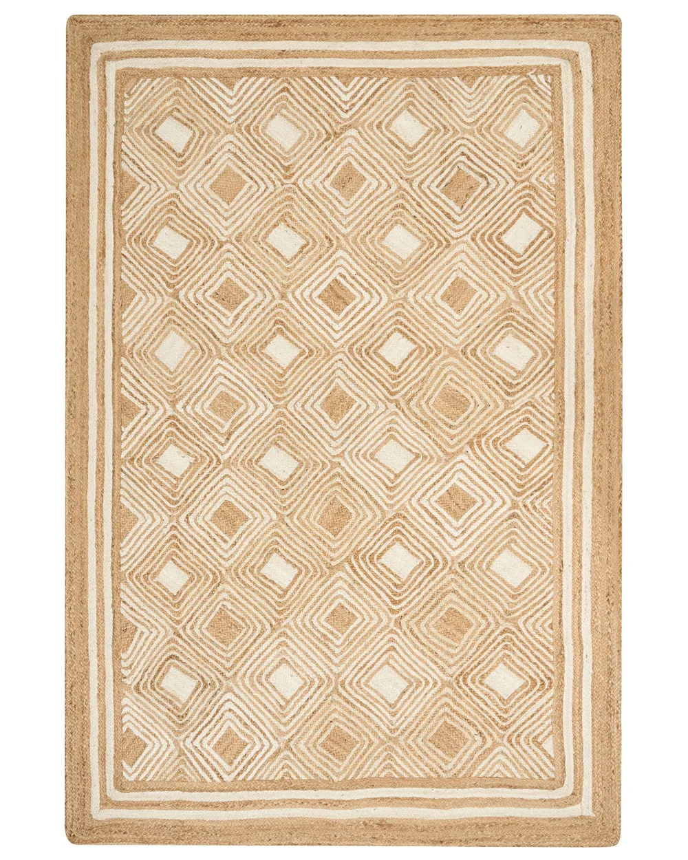 Teppich MENGEN Beige 200 x 300 cm Jute_943453