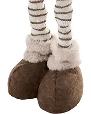 Weihnachtsdekoration 3er Set KOSKENKORVA 70/58-80/80-104 cm Zwerg Braun_1174198