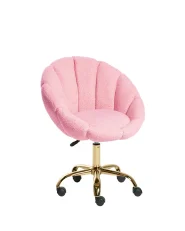 Schreibtischstuhl ANNABELLE Bouclé Rosa_1101016