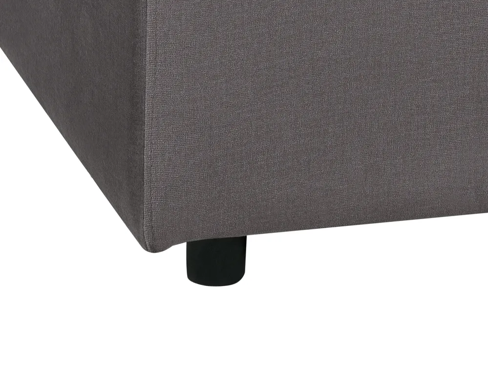 Ottomane FALSTERBO Samtstoff Taupe_919364