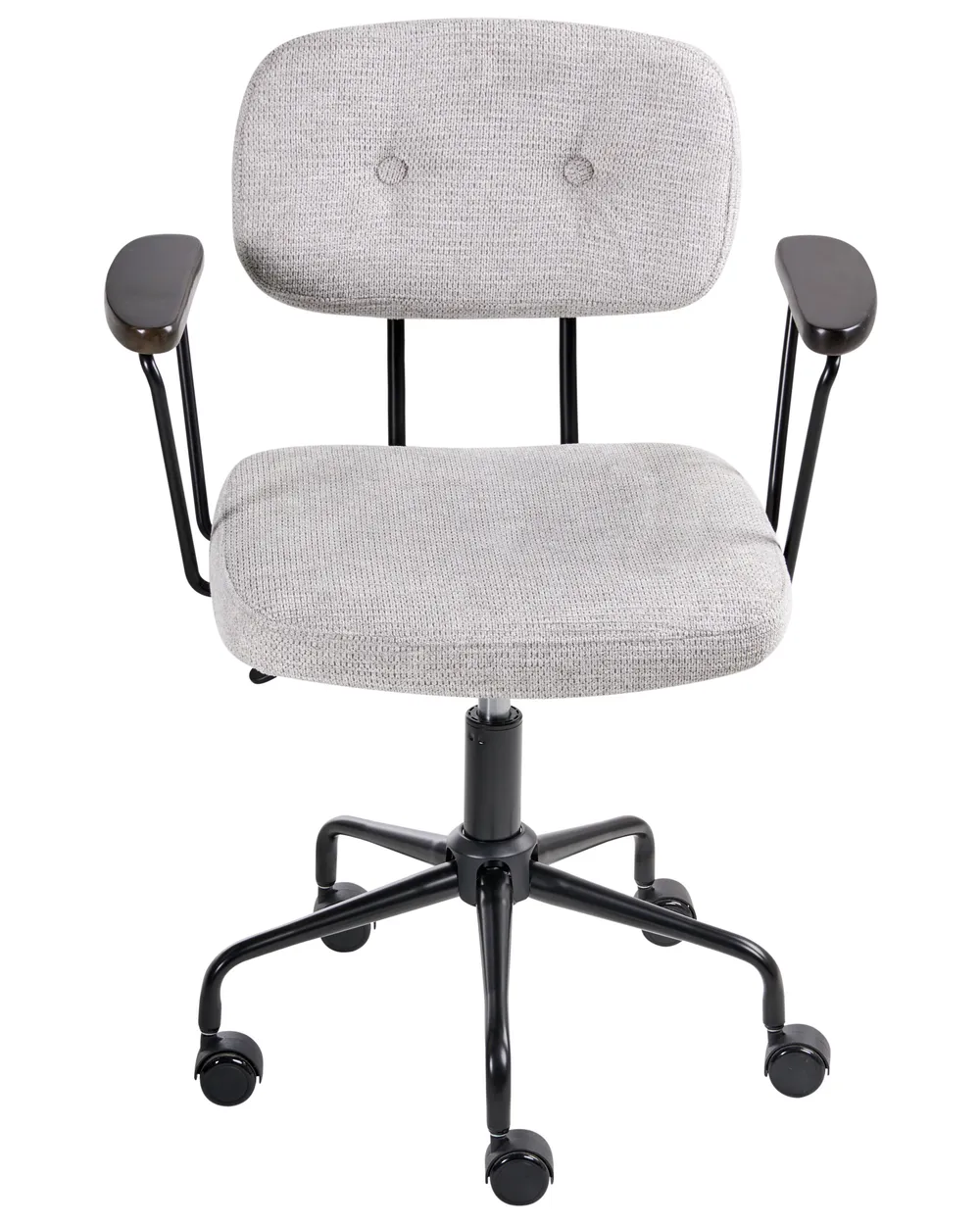 Desk Chair ALGERITA Fabric Light Grey_1024910