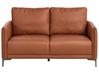 Sofa 2-Sitzer CILENS Stoff Goldbraun