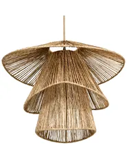 Hängeleuchte BEDAS Jute Naturfarben_913755