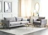 Living Room Set 4 Seater VINTERBRO Velvet Grey