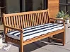 Bench Seat Pad Cushion VIVARA 152 x 54 cm Navy Blue