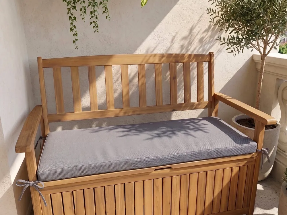 Bankauflage SOVANA 108 x 45 cm Grau
