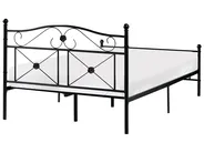 Bed Metal RODEZ 120 x 200 cm (EU Small Double) Black_1026511