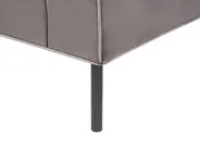 Ecksofa 3-Sitzer SATER Chenillegewebe Taupe rechtsseitig_1019379